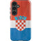 Croatia Flag Distressed Galaxy S24 Plus Impact Case